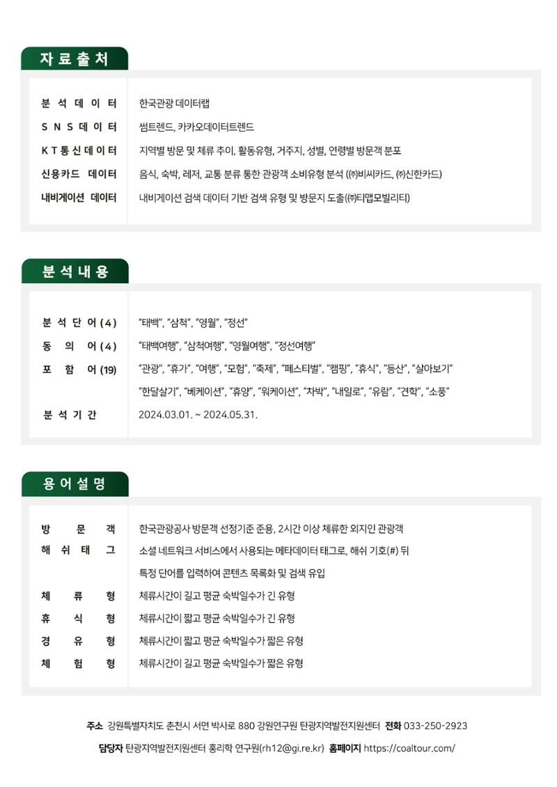 2024 탄광지역 관광트렌드 동향 (봄호) 2페이지