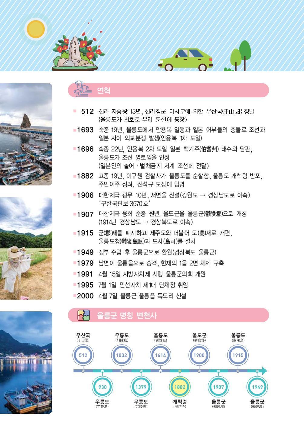 울릉도 가이드북 4페이지