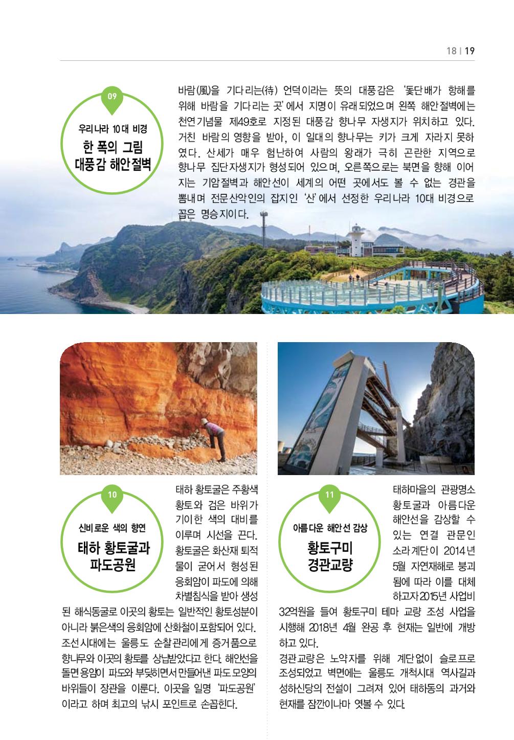 울릉도 가이드북 21페이지