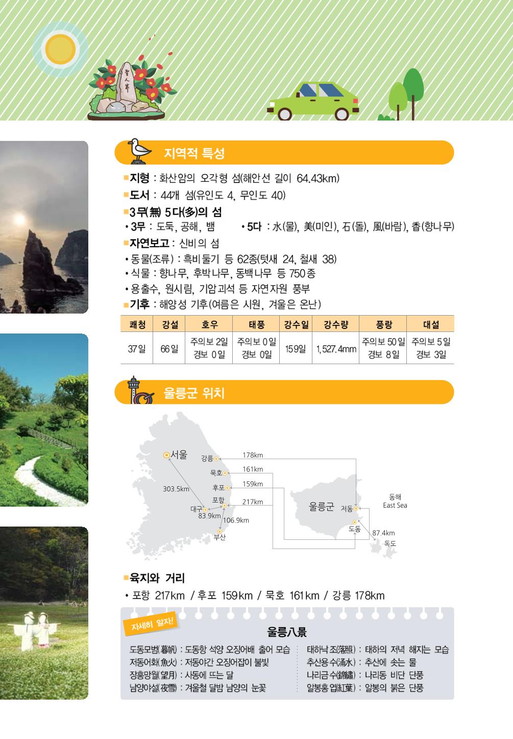 울릉도 가이드북 6페이지