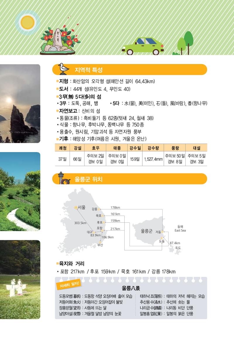울릉도 가이드북 6페이지