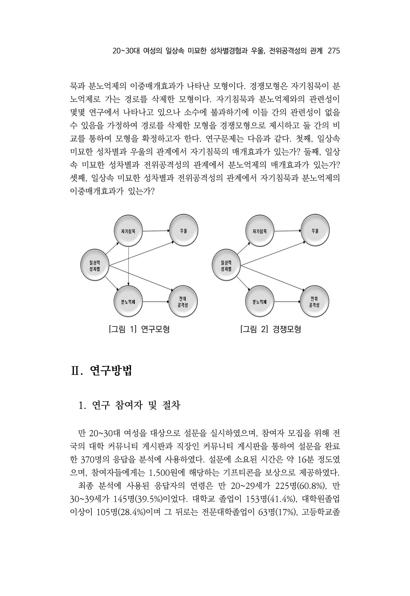 2030여성의 일 진위공격성의 관계 7페이지
