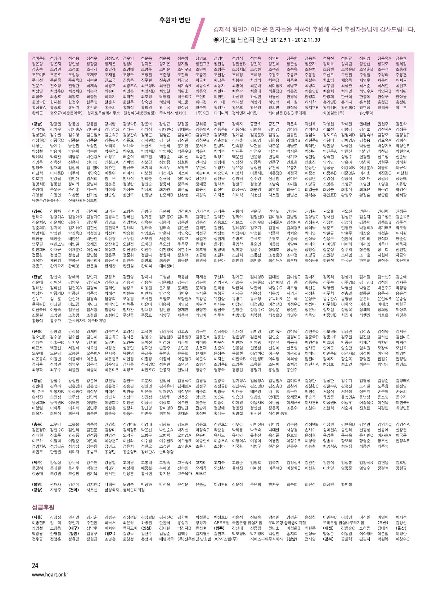 2012 심장소식 겨울호 96호 25페이지