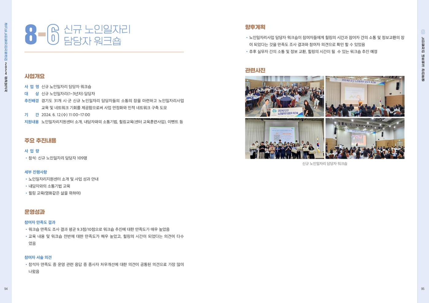 2024년 경기도노인일자리지원센터 성과보고서 49페이지