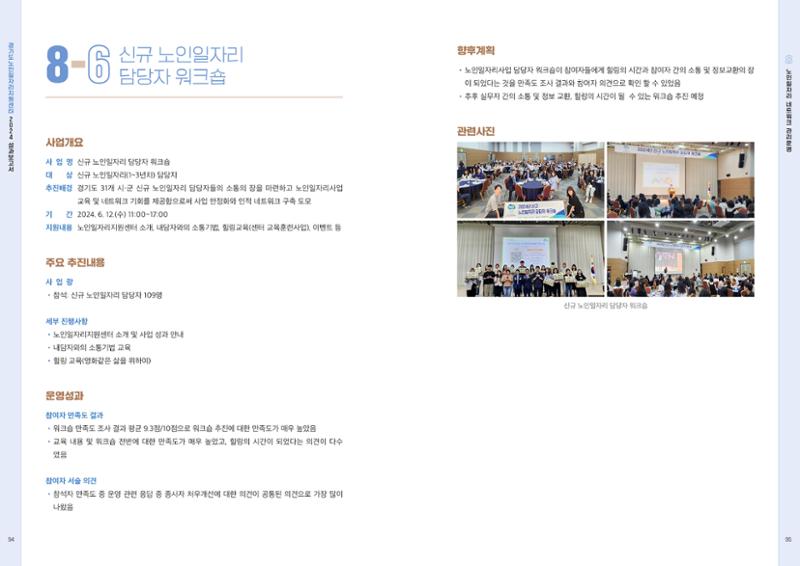2024년 경기도노인일자리지원센터 성과보고서 49페이지