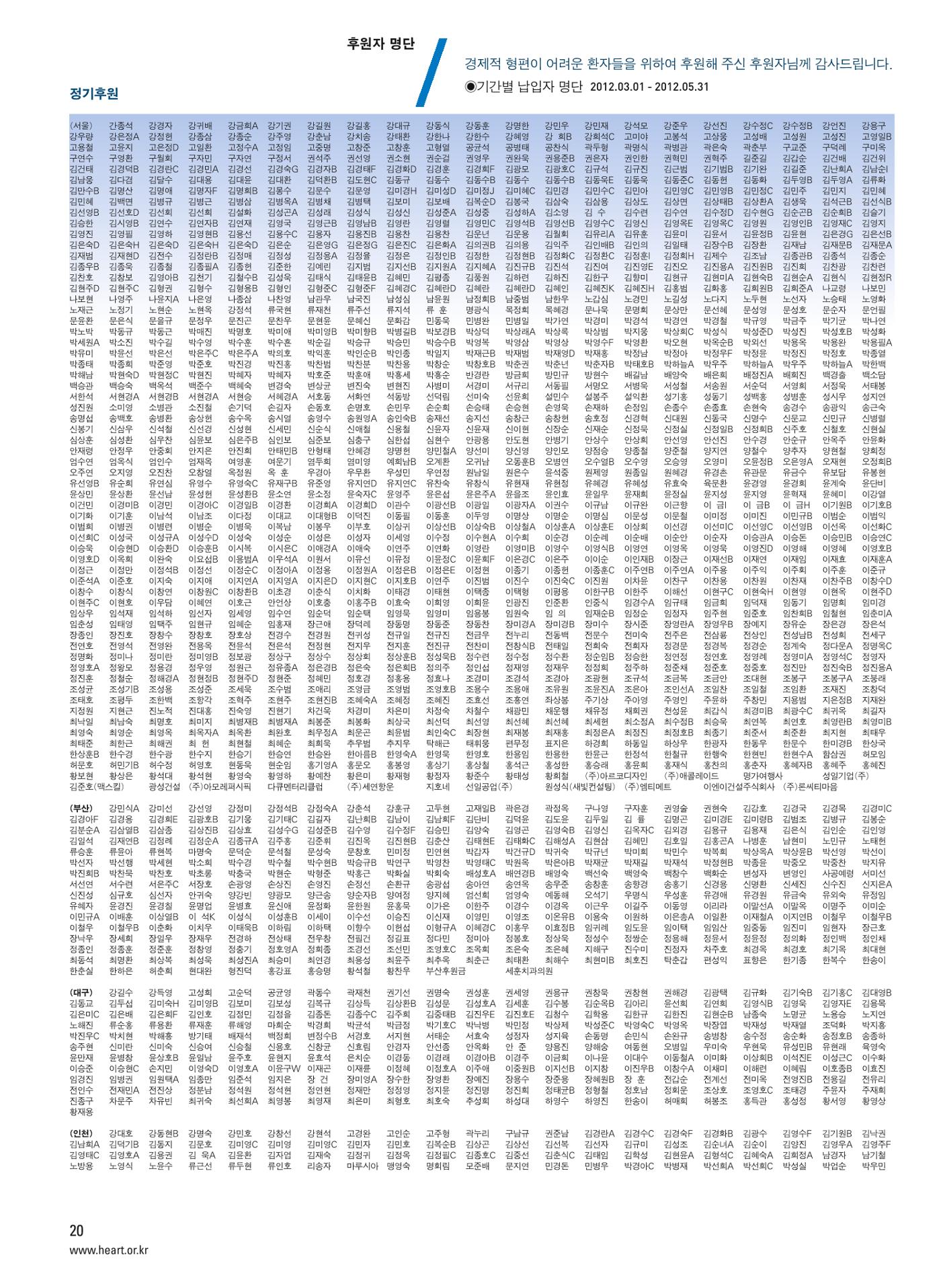 2012 심장소식 여름호 94호 21페이지