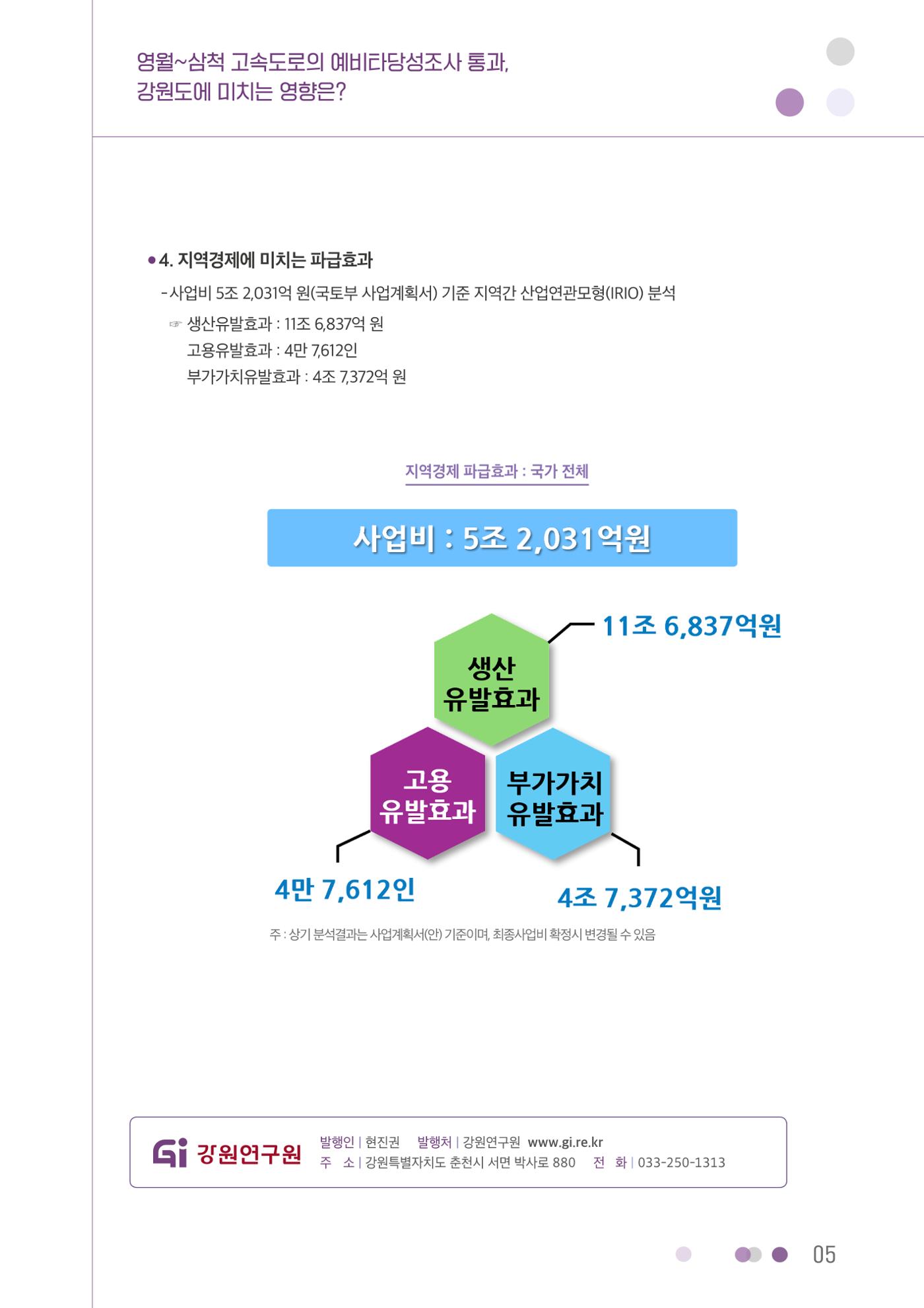 영월~삼척 고속도로의 예비타당성조사 통과, 강원도에 미치는 영향은? 5페이지