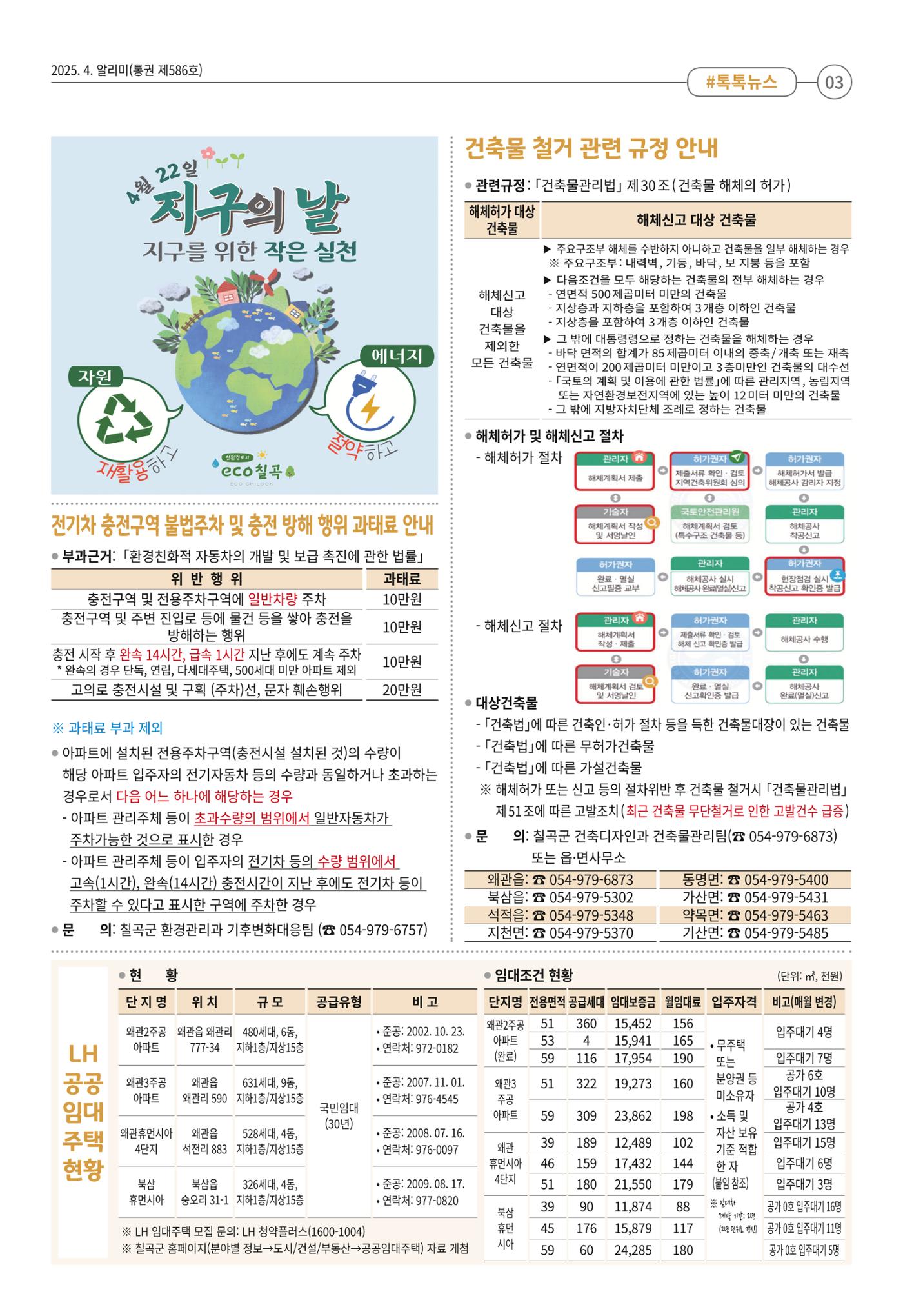 [희망칠곡] 2025년 4월호 알리미 3페이지