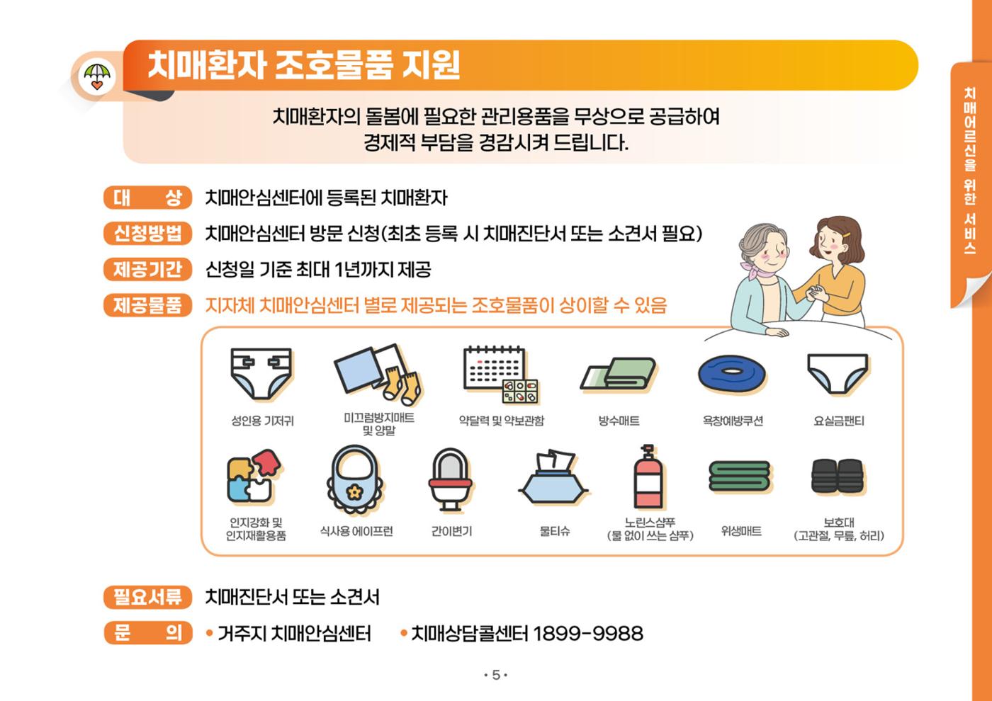 2025년 치매어르신 지원서비스 안내서 5페이지