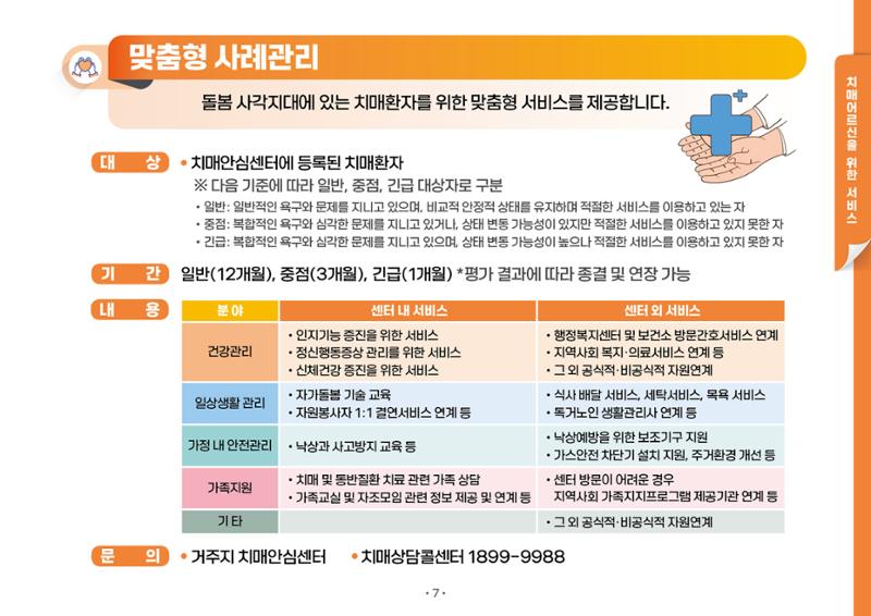 2025년 치매어르신 지원서비스 안내서 7페이지