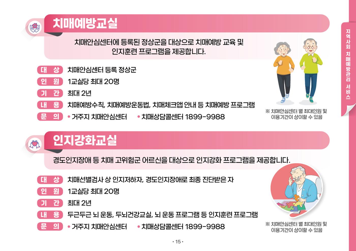 2025년 치매어르신 지원서비스 안내서 15페이지