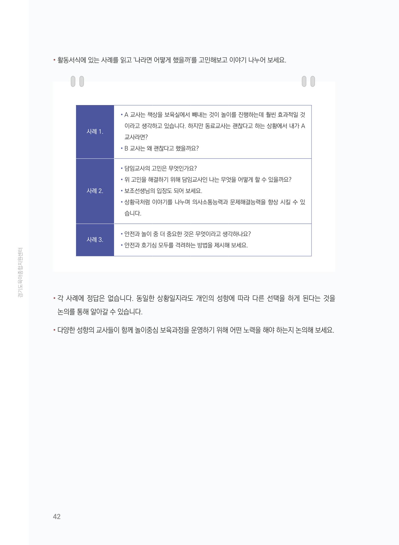 [경기센터] 어린이집(원외) 학습공동체 운영 매뉴얼 43페이지