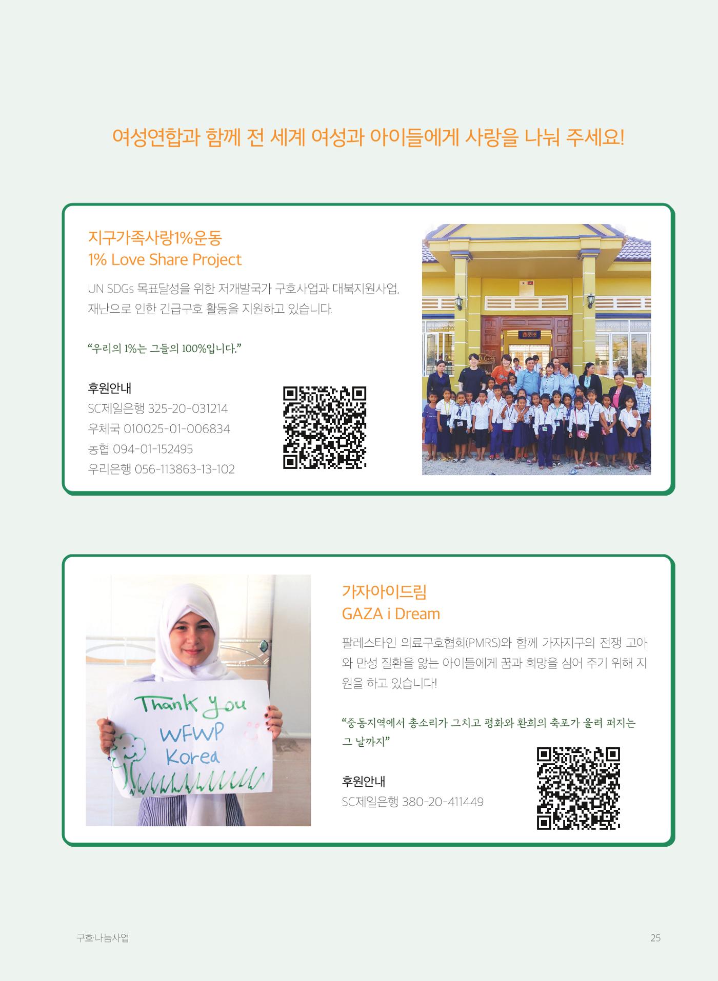 2021 세계평화여성연합 연차보고서 26페이지
