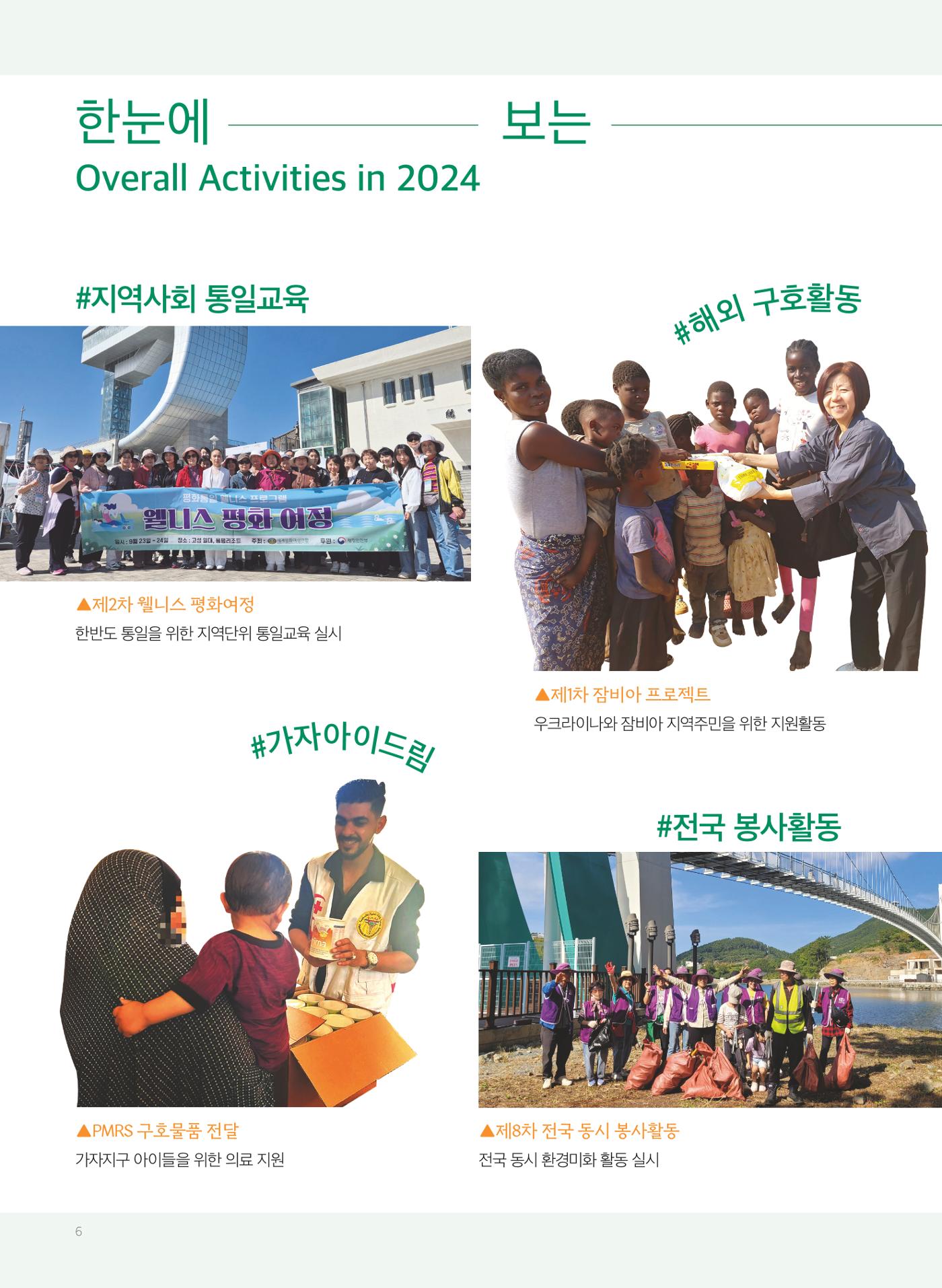 2024 세계평화여성연합 연차보고서 7페이지