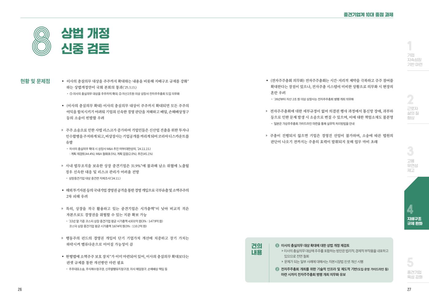 중견기업계 10대 중점 과제 15페이지