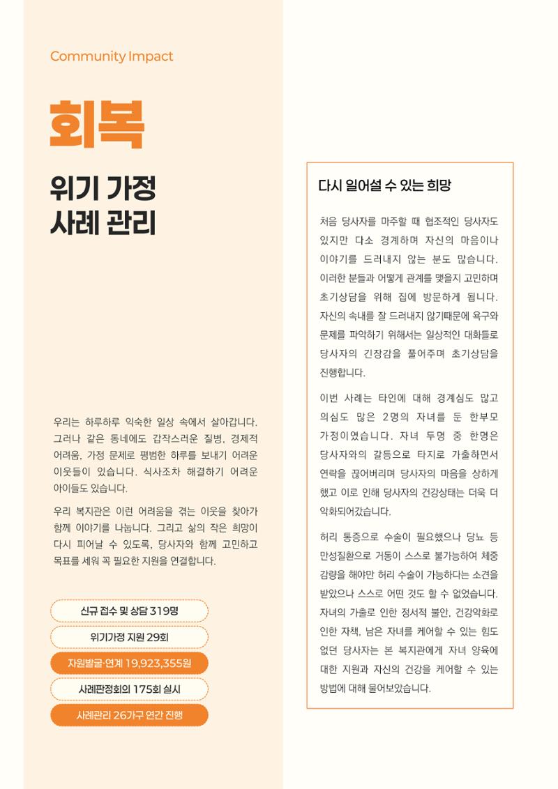 2024년 강릉종합사회복지관 사업보고서 18페이지