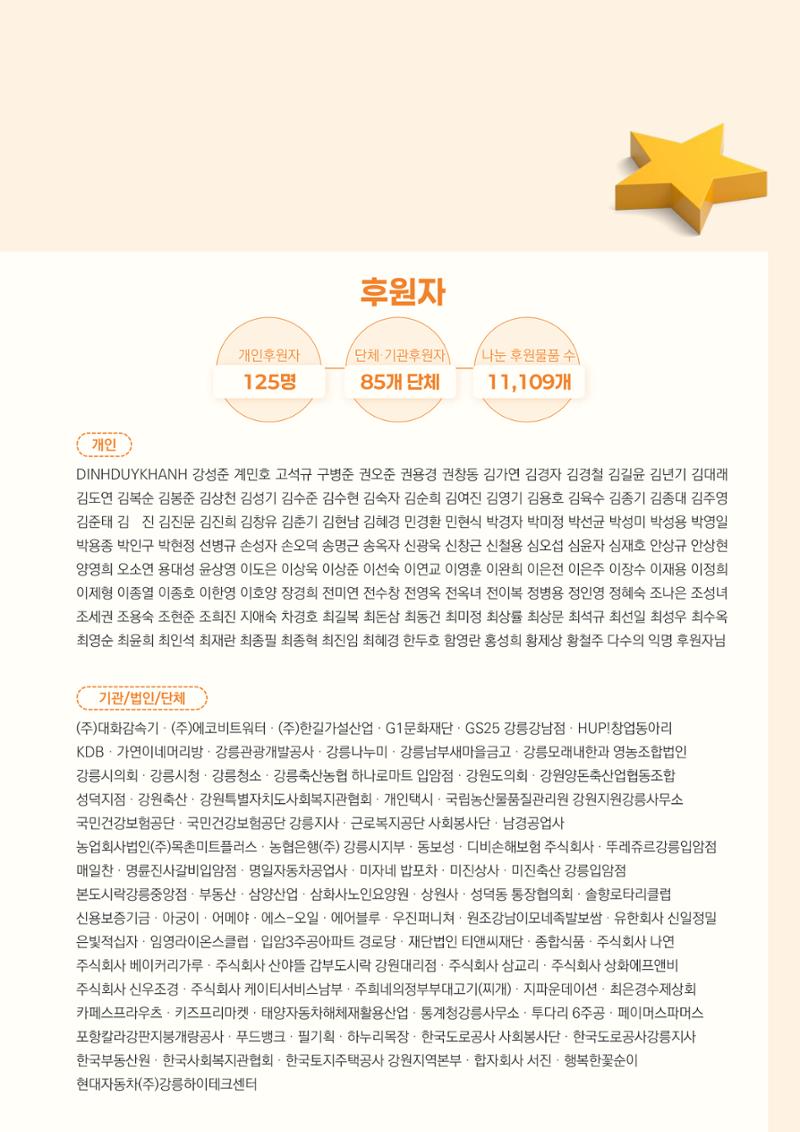 2024년 강릉종합사회복지관 사업보고서 55페이지