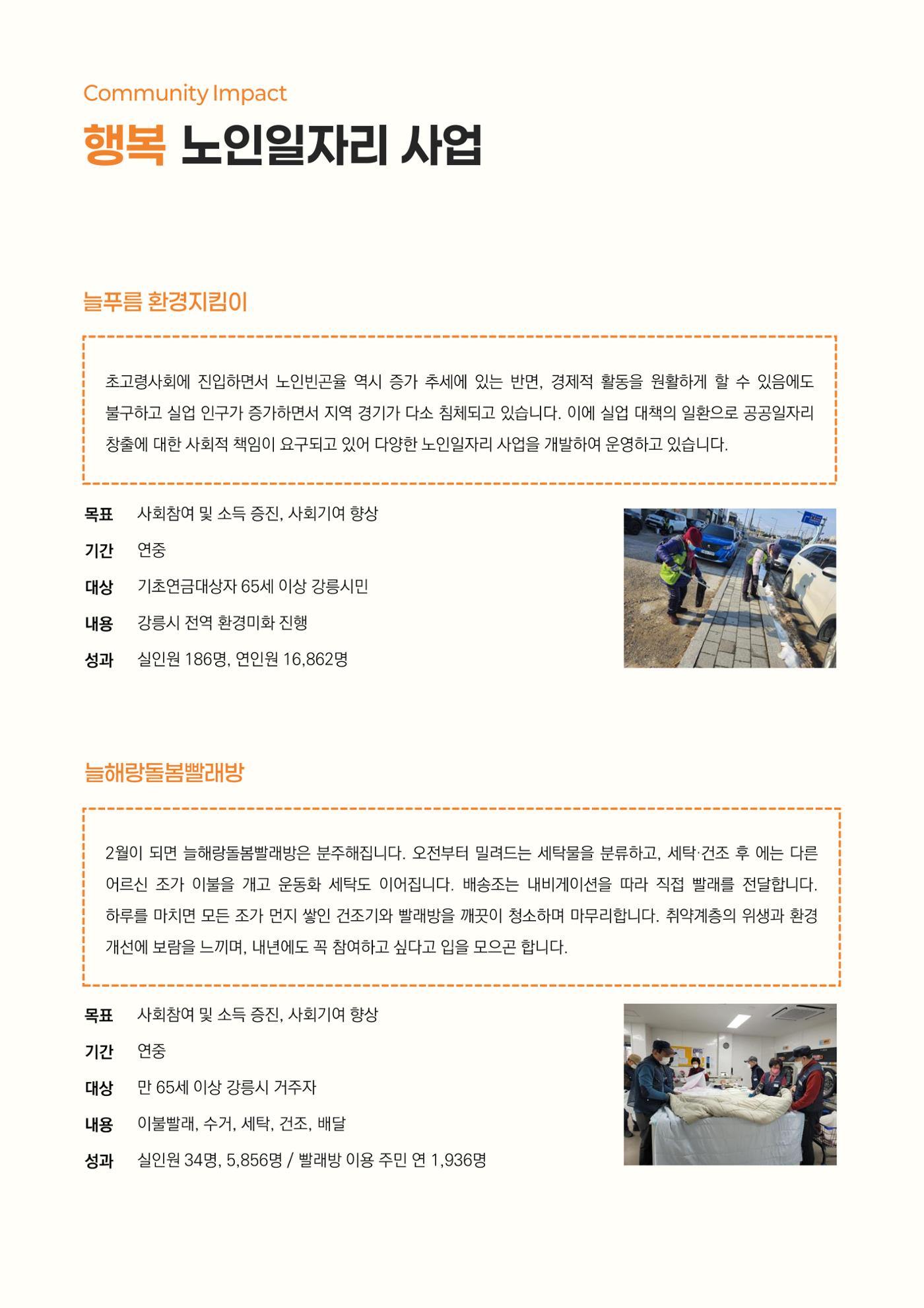 2024년 강릉종합사회복지관 사업보고서 42페이지