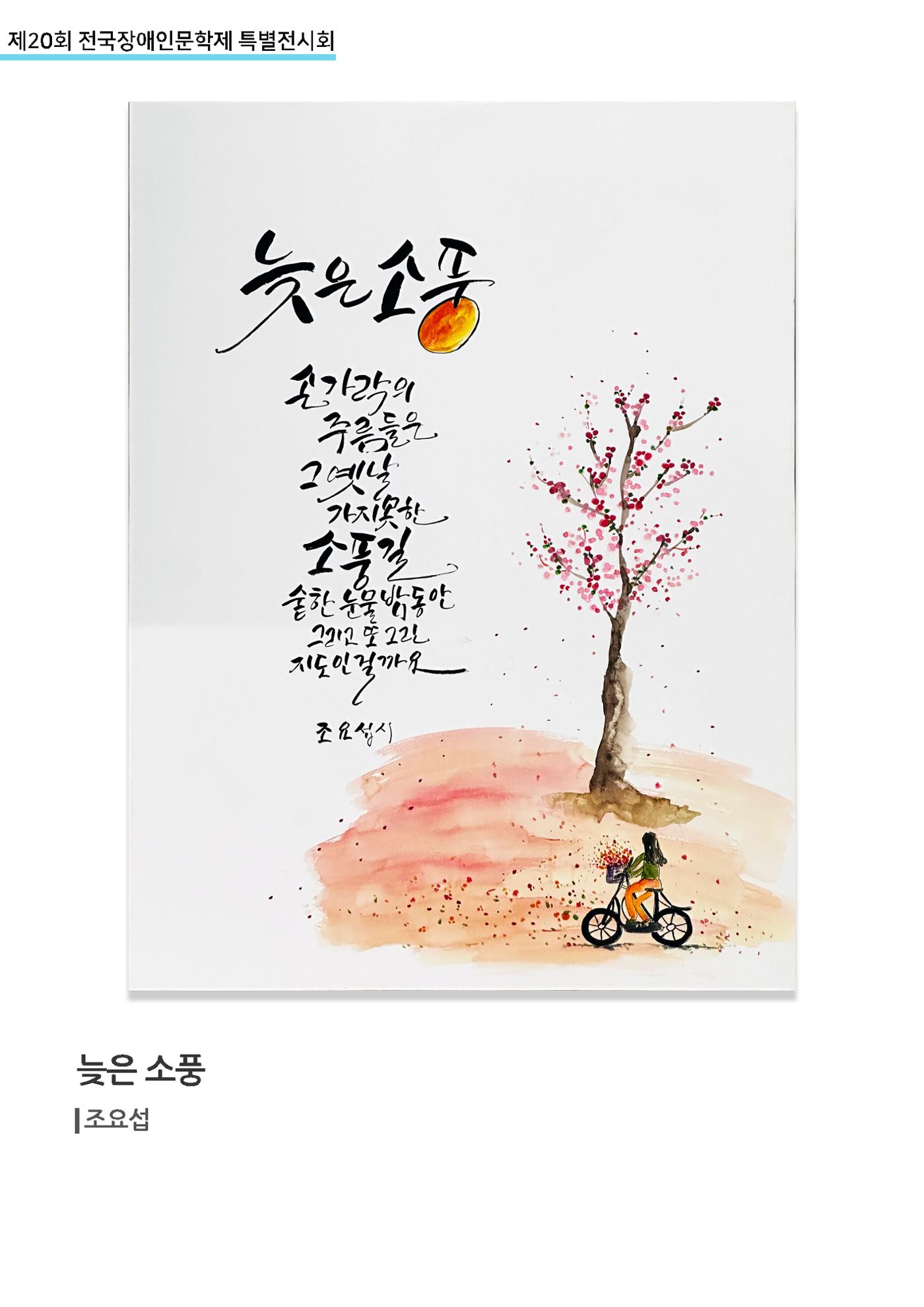 제 20회 전국장애인문학제 특별전시회 14페이지