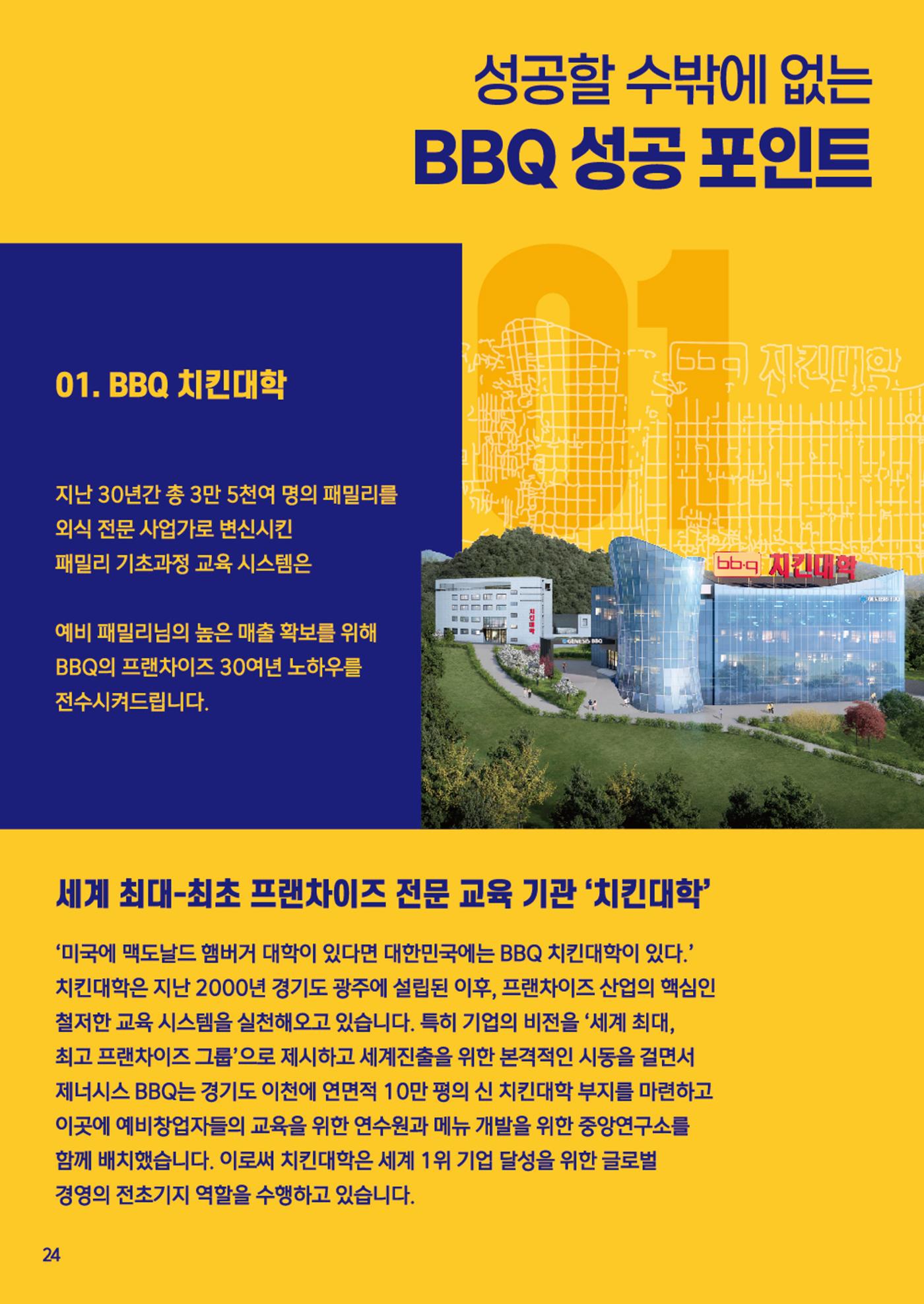 BBQ 신규창업 브로슈어 24페이지