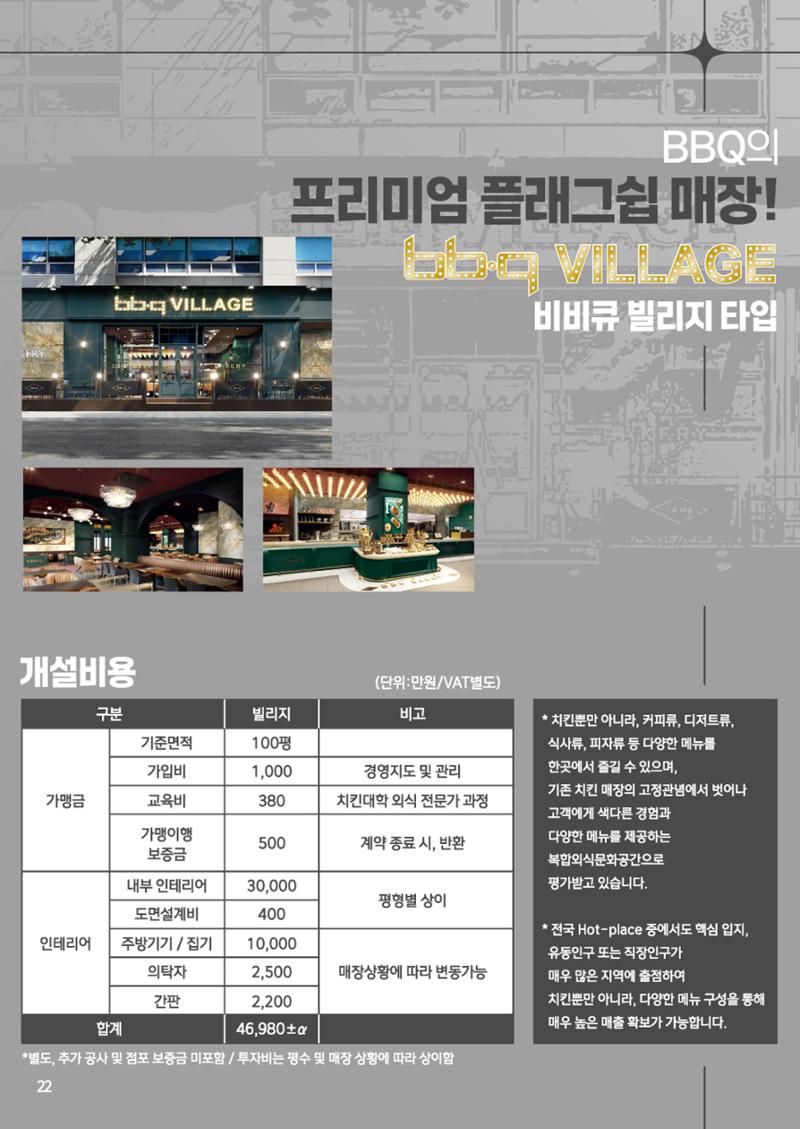 BBQ 신규창업 브로슈어 22페이지
