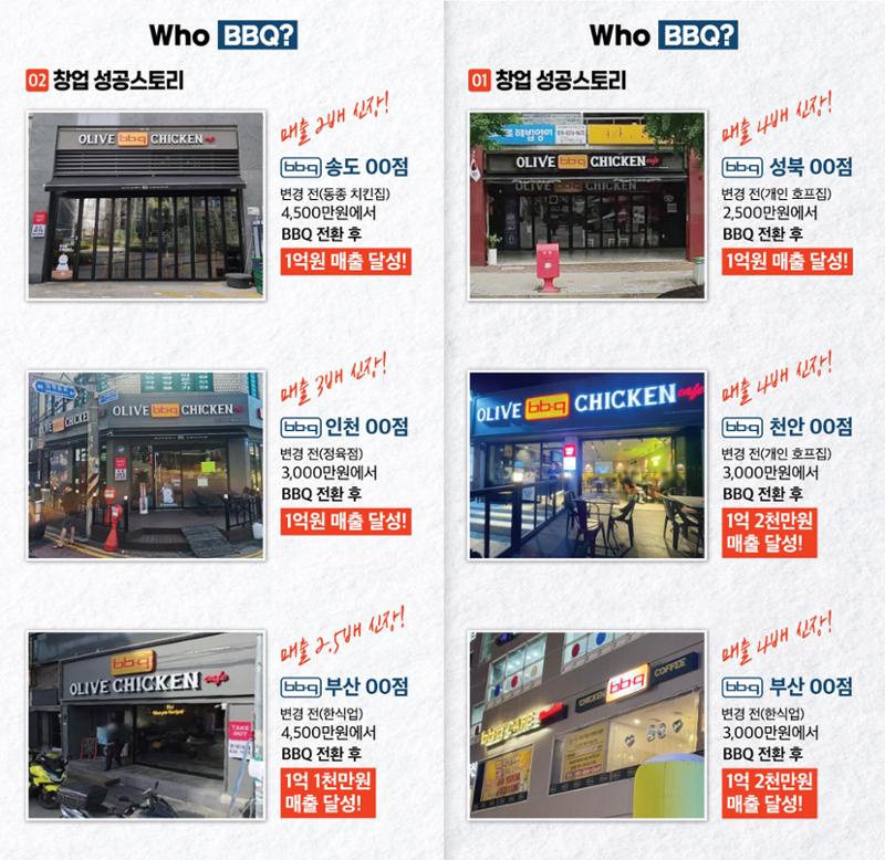 BBQ 업종전환 리플릿 2페이지