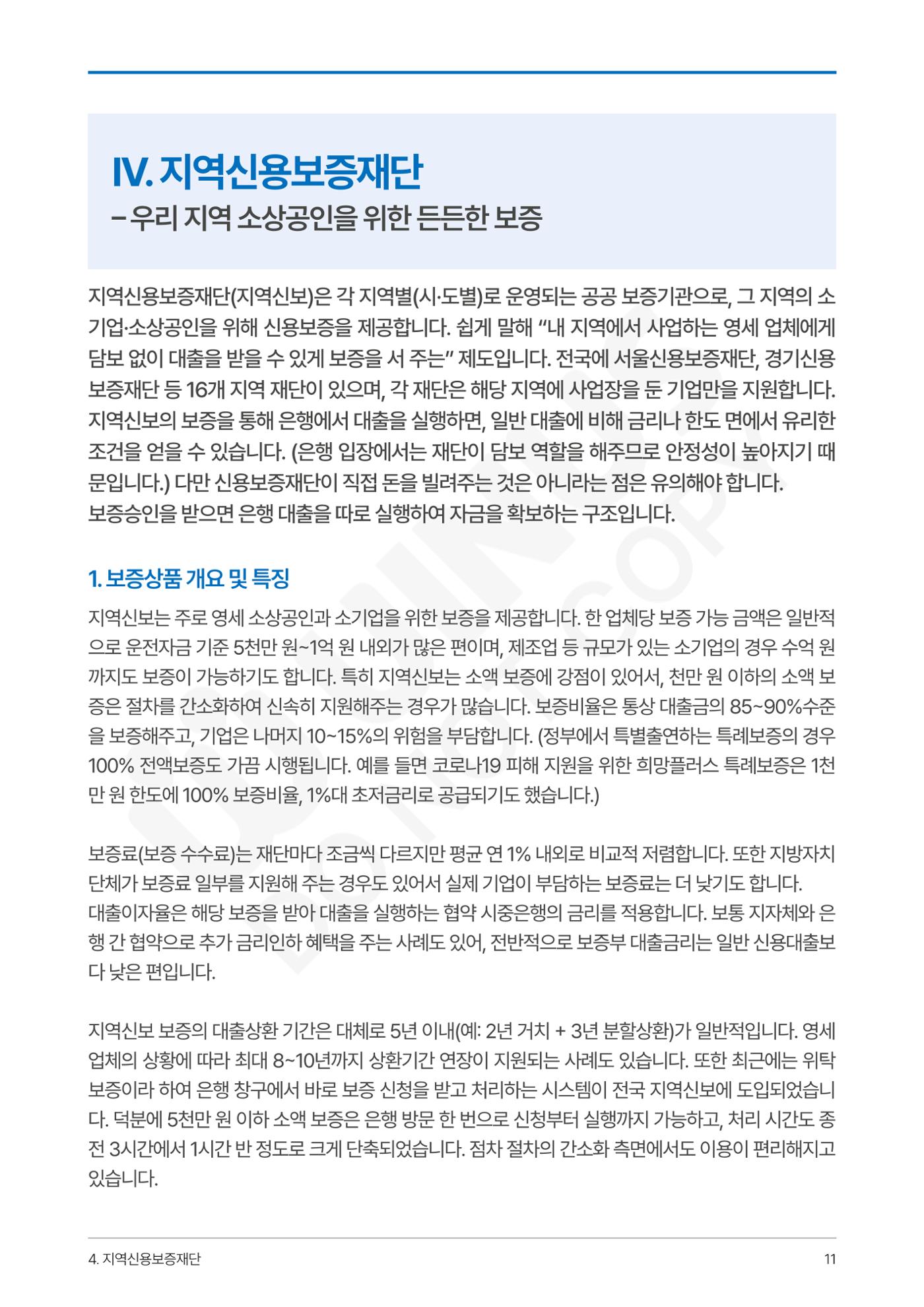 정부보증&정책자금 합격의 모든 것 11페이지
