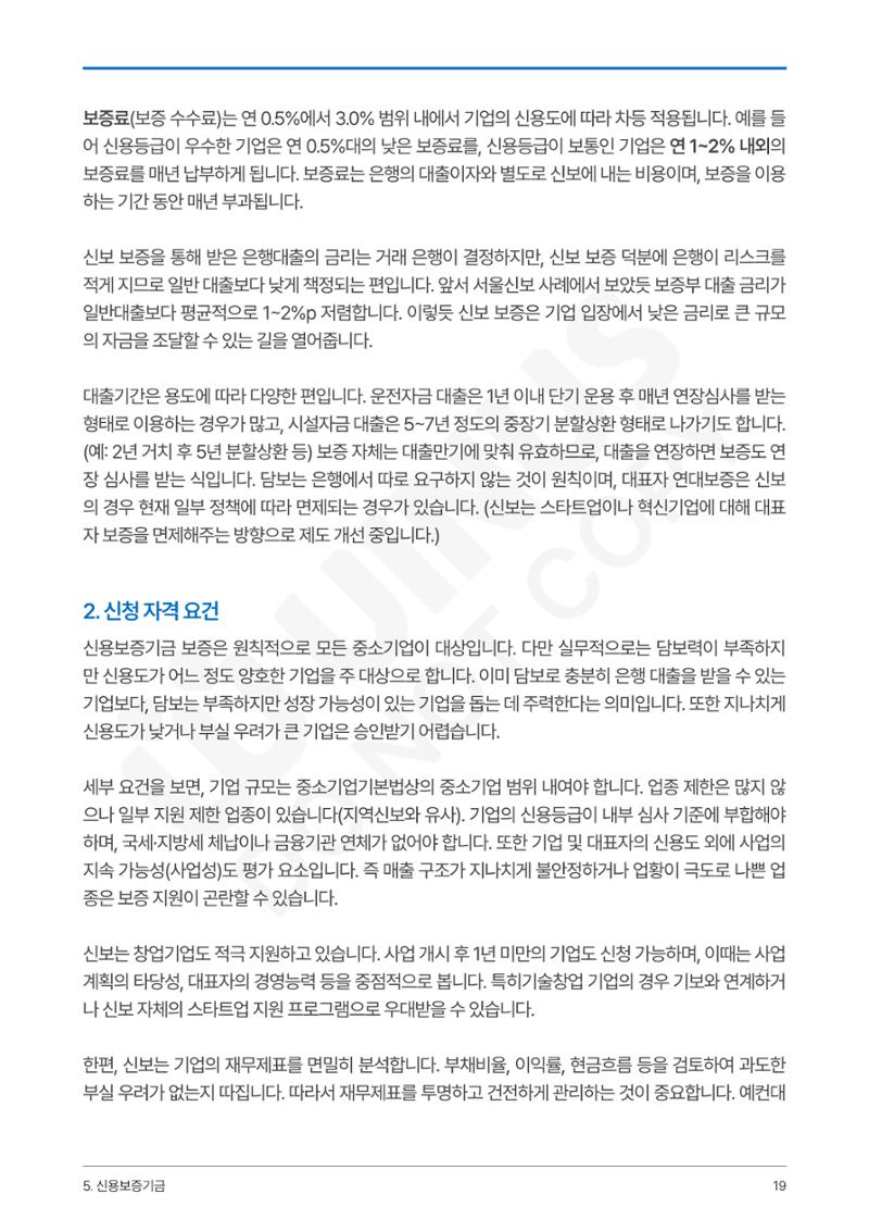 정부보증&정책자금 합격의 모든 것 19페이지