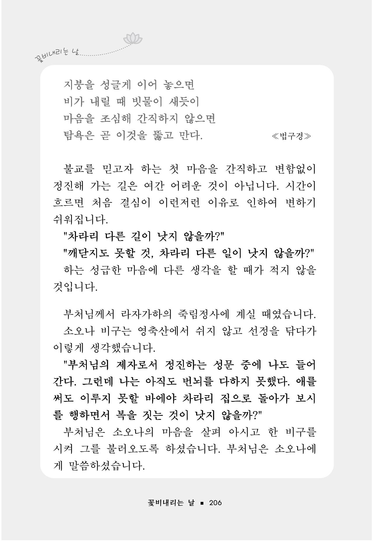 꽃비내리는날 210페이지
