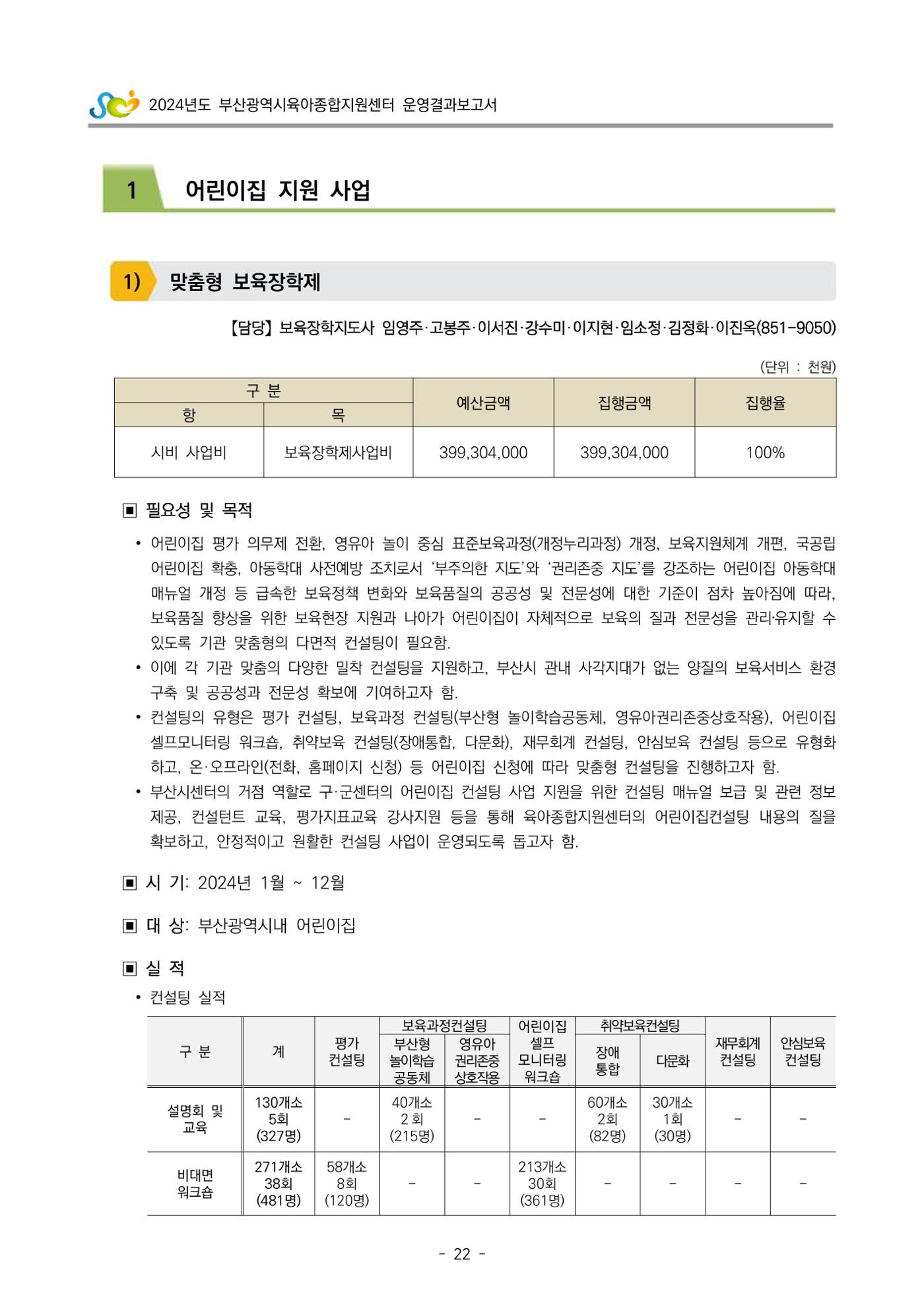 2024년도 부산광역시육아종합지원센터 운영결과보고서 24페이지