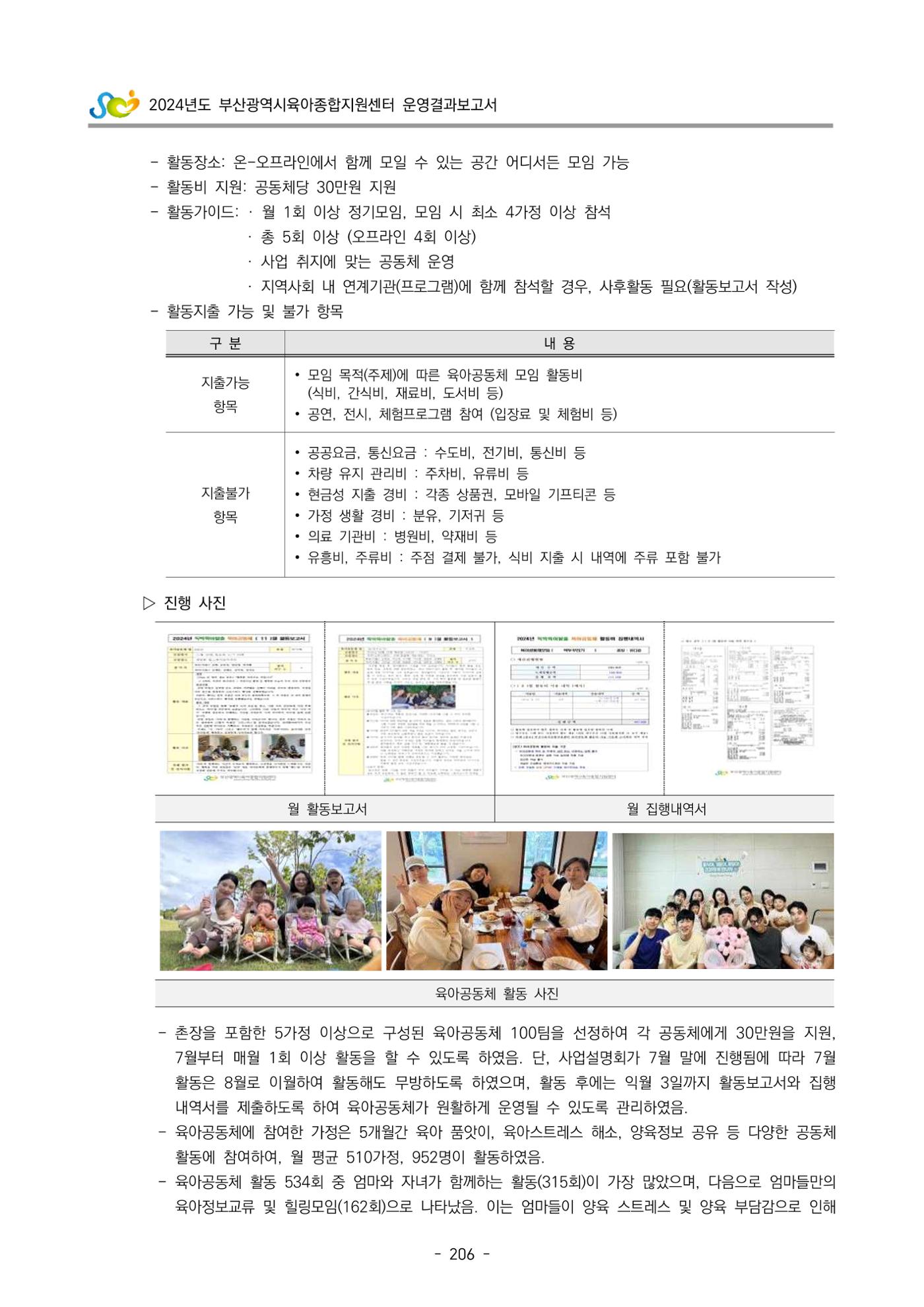 2024년도 부산광역시육아종합지원센터 운영결과보고서 208페이지