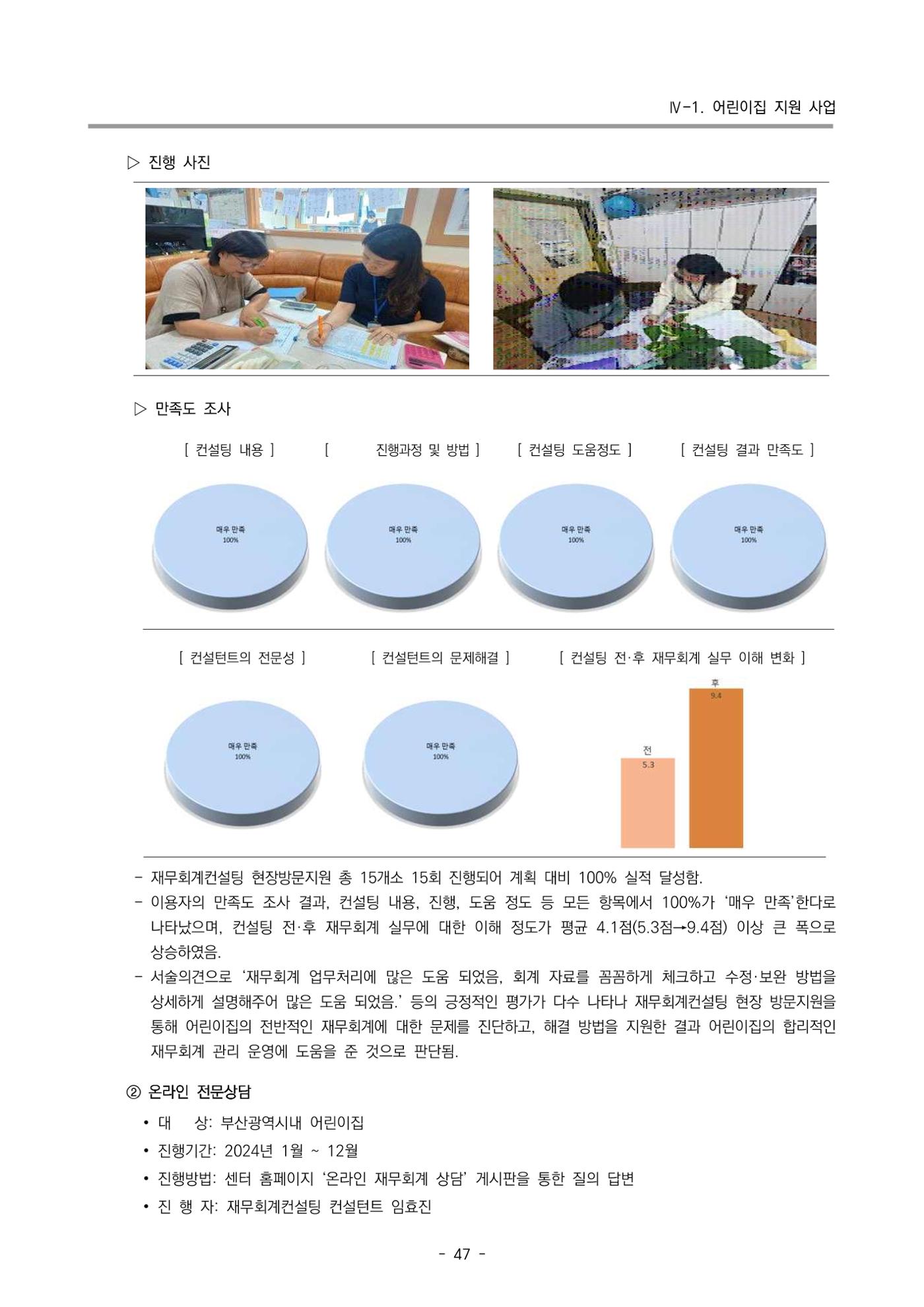 2024년도 부산광역시육아종합지원센터 운영결과보고서 49페이지