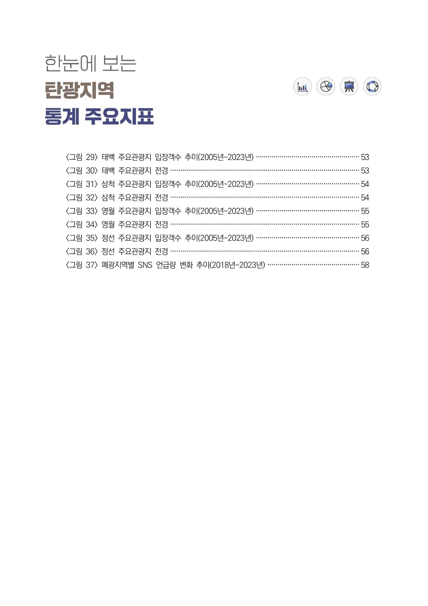 한눈에 보는 탄광지역 통계 주요지표 7페이지