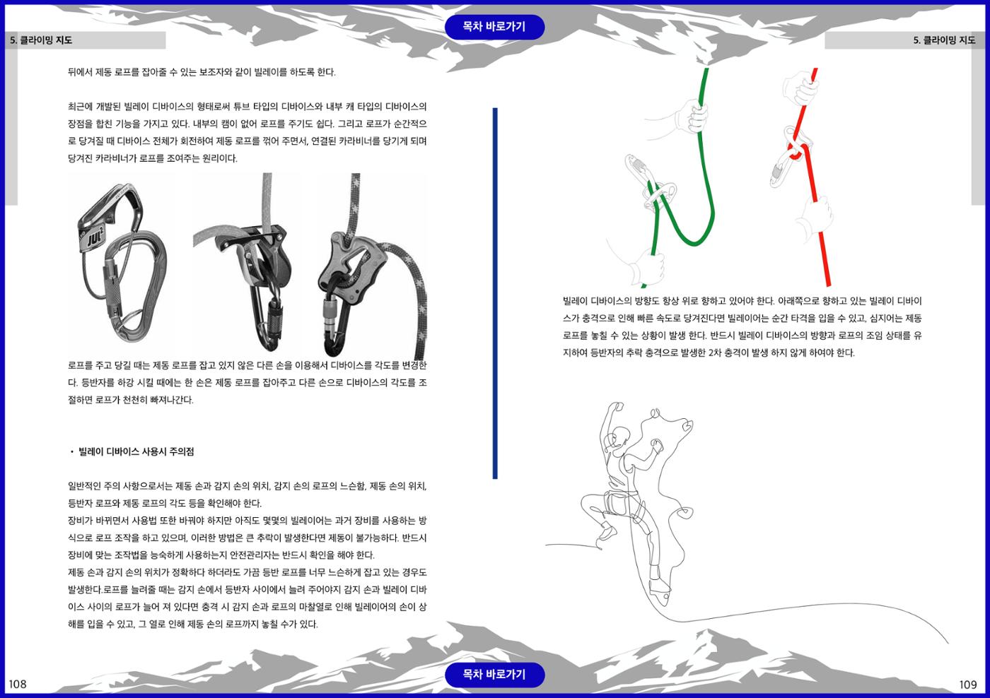 생활등산지도자 교재 54페이지