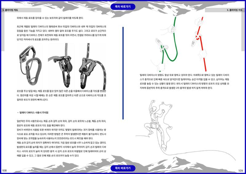 생활등산지도자 교재 54페이지