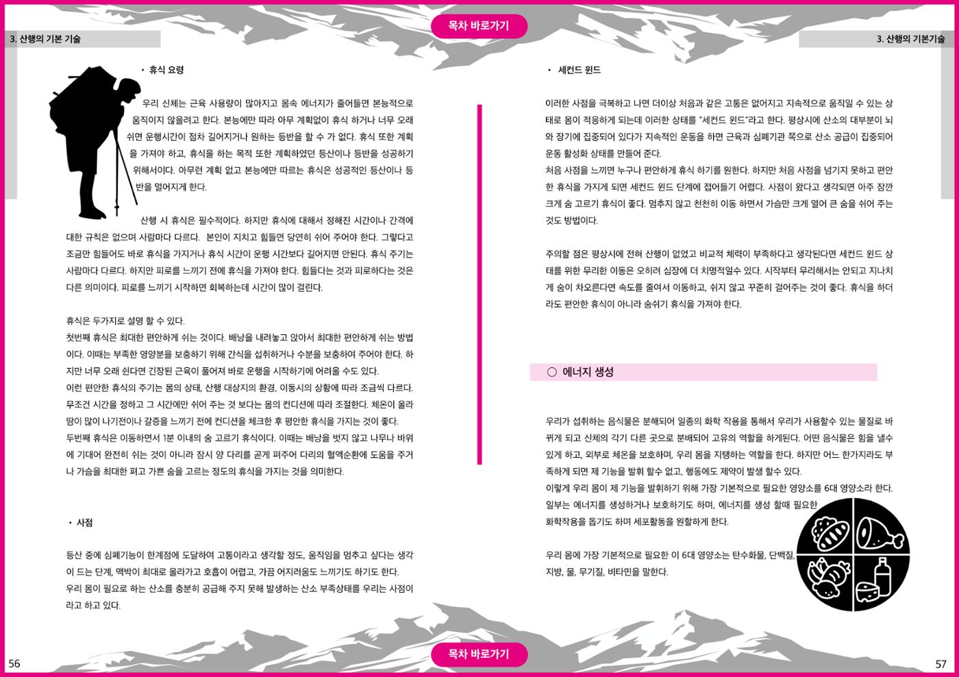 생활등산지도자 교재 28페이지