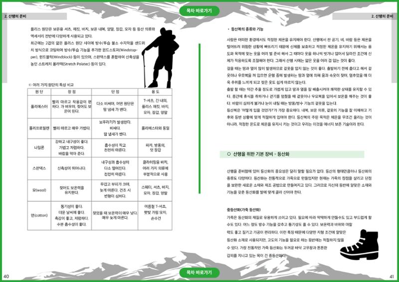 생활등산지도자 교재 20페이지
