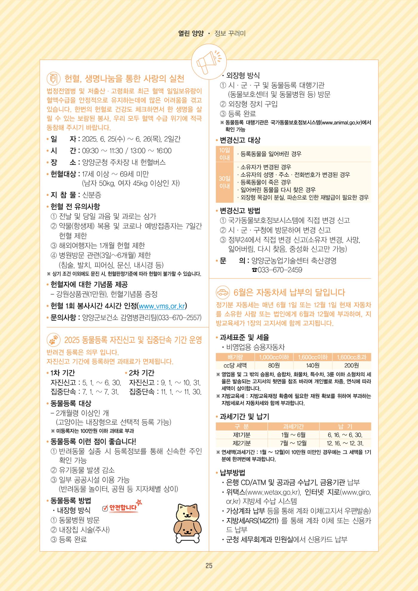 양양소식지 2025. 6월호 25페이지