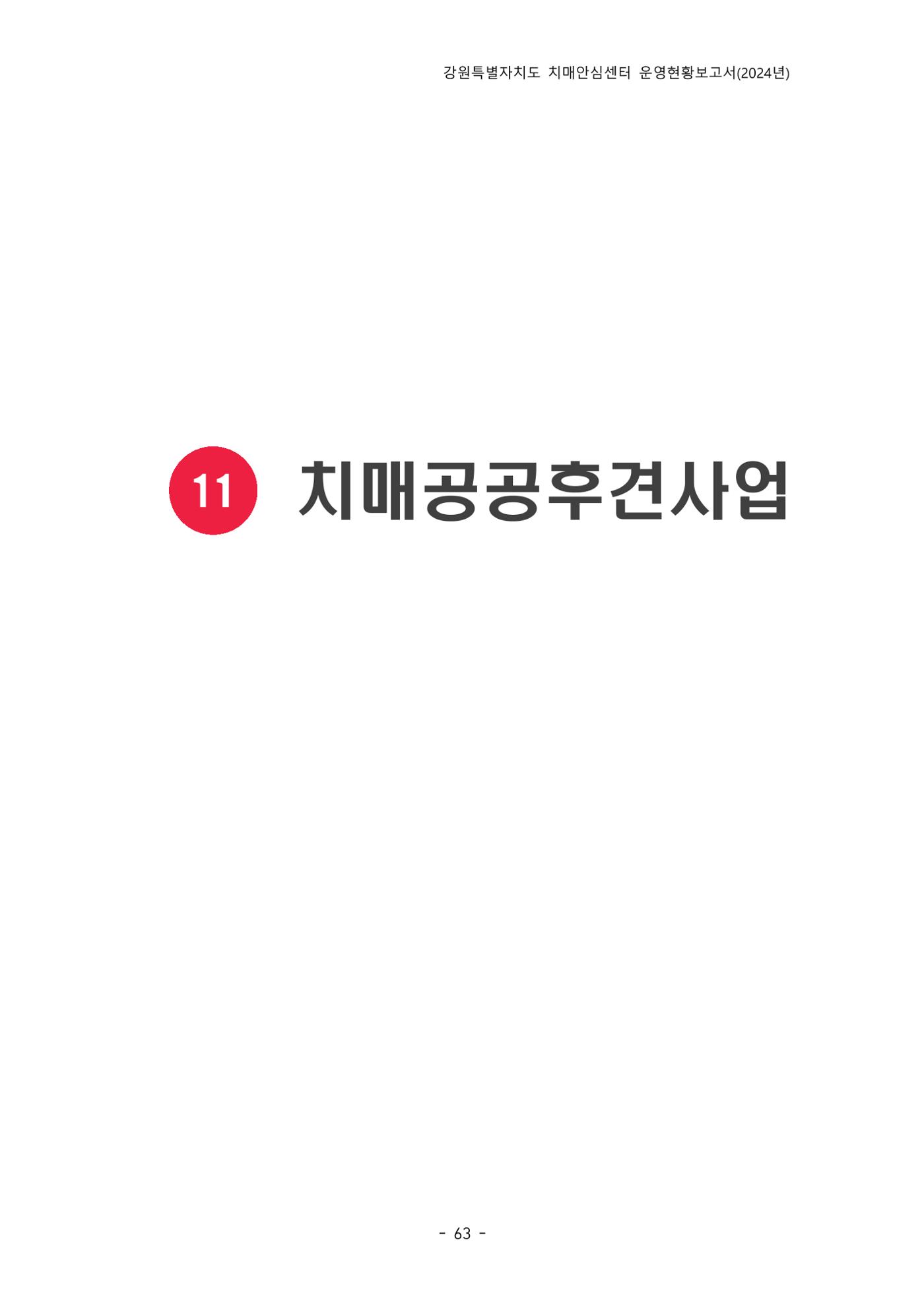 2024년 강원특별자치도 치매안심센터 운영현황보고서 68페이지