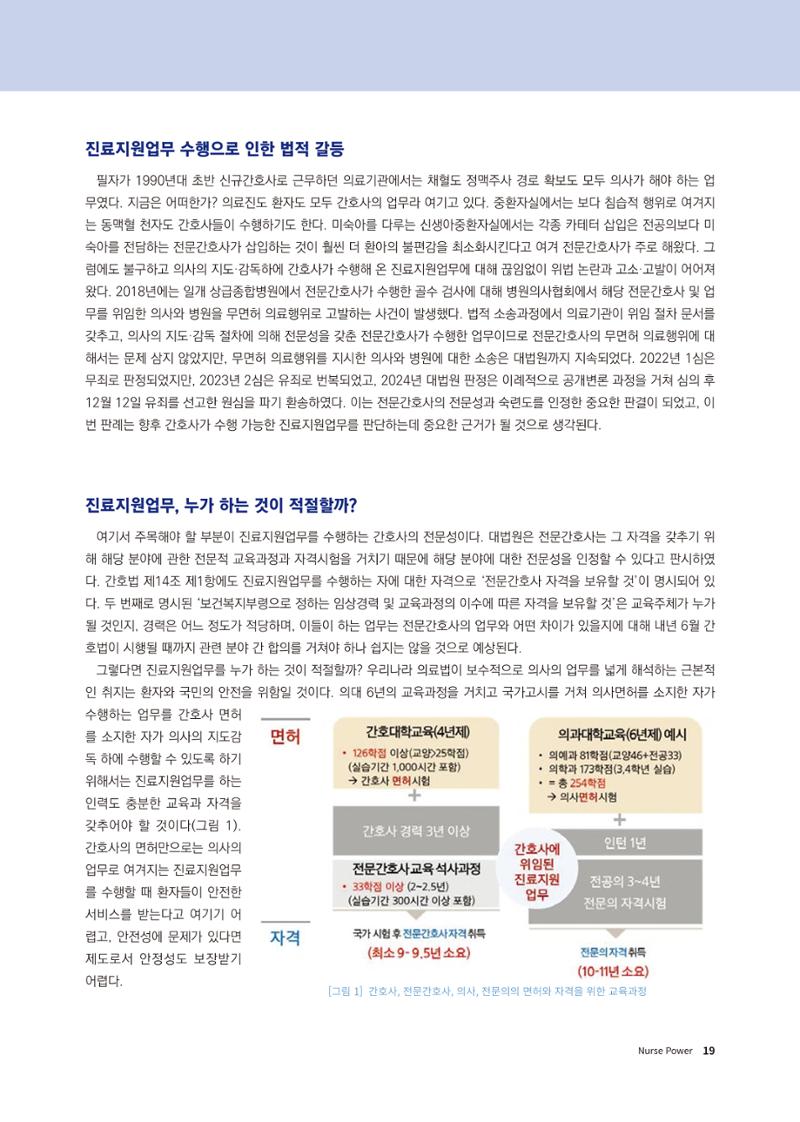 (사)대한간호정우회 회지 31호 21페이지