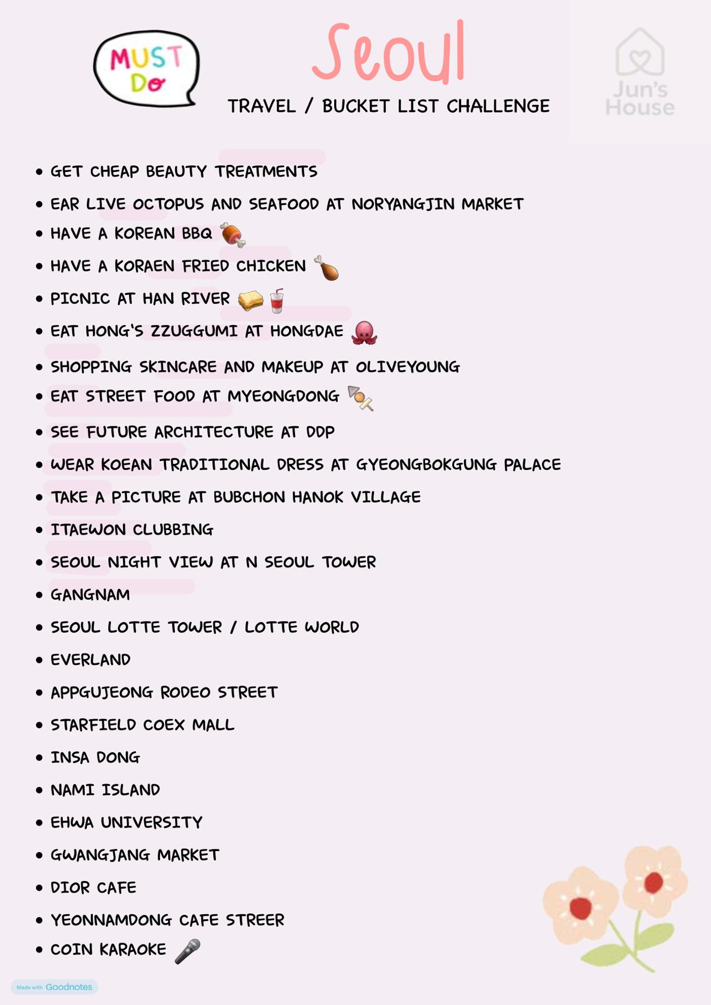 Seoul Guide Book_Jun House 1페이지