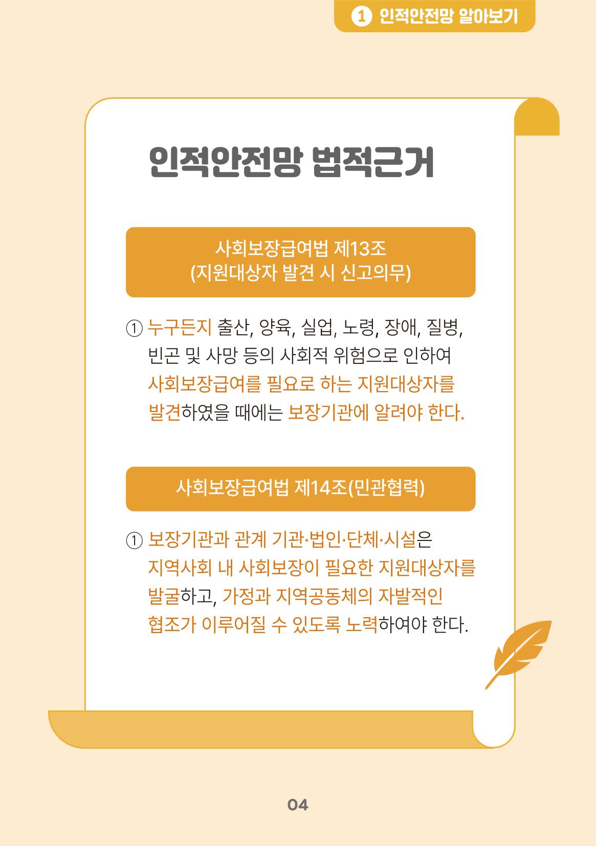 춘천시 위기가구 발굴 활동 매뉴얼 5페이지
