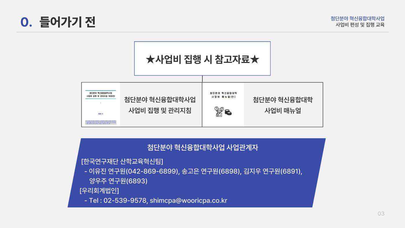 사업비 편성 및 집행 교육자료(250512) 3페이지