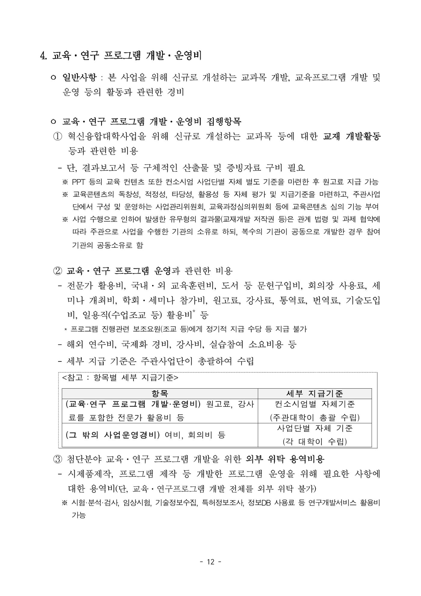 (연구재단) 사업비 매뉴얼(250416) 13페이지