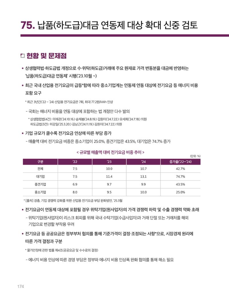 회복과 성장을 위한 중견기업계 정책제언 174페이지