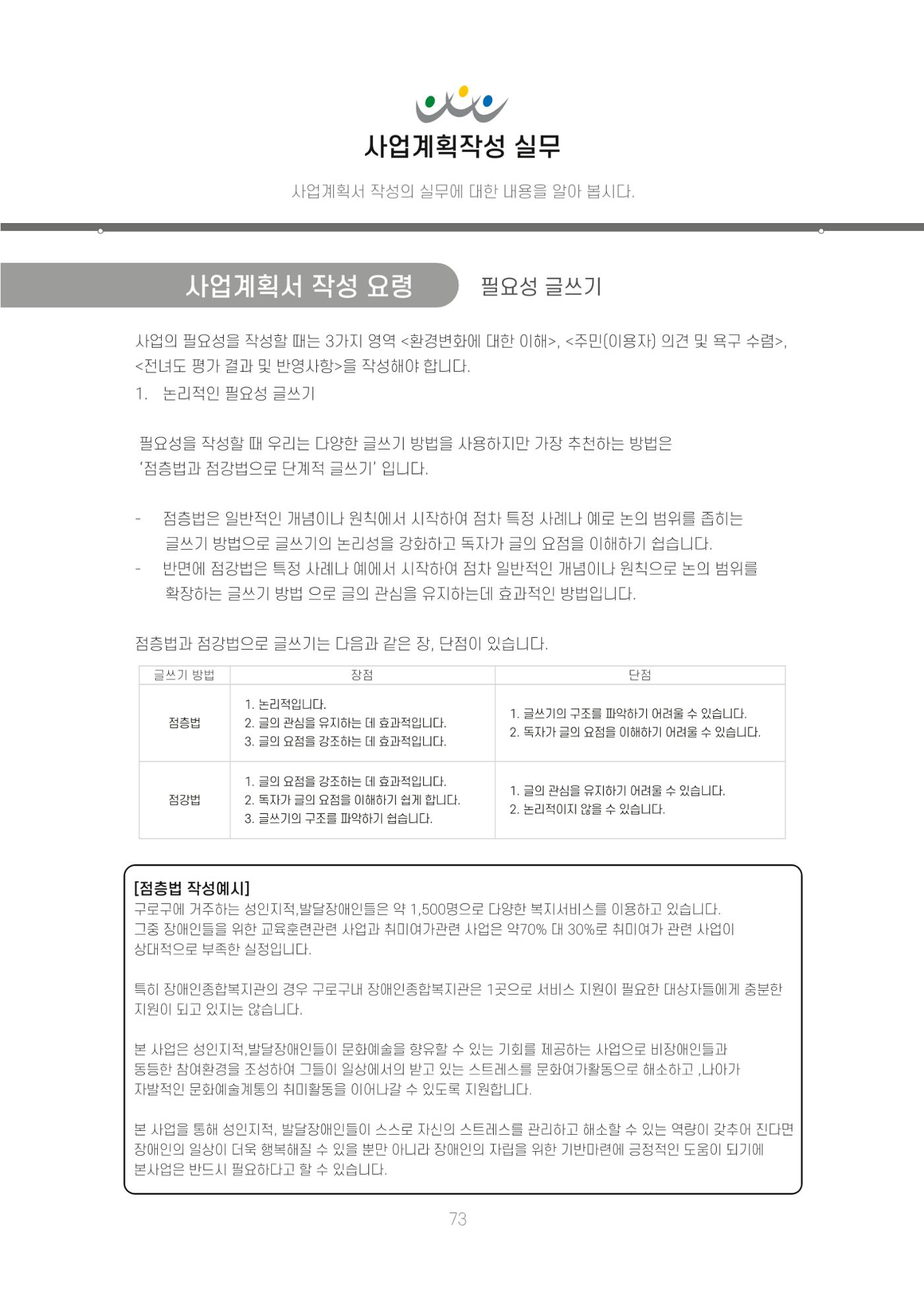 에덴장애인종합복지관 신입직원 교육교재 76페이지