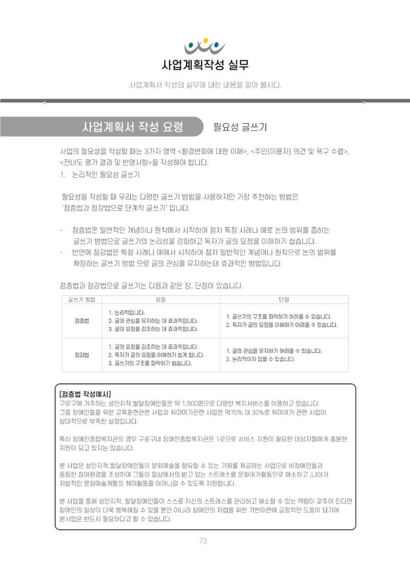 에덴장애인종합복지관 신입직원 교육교재 76페이지