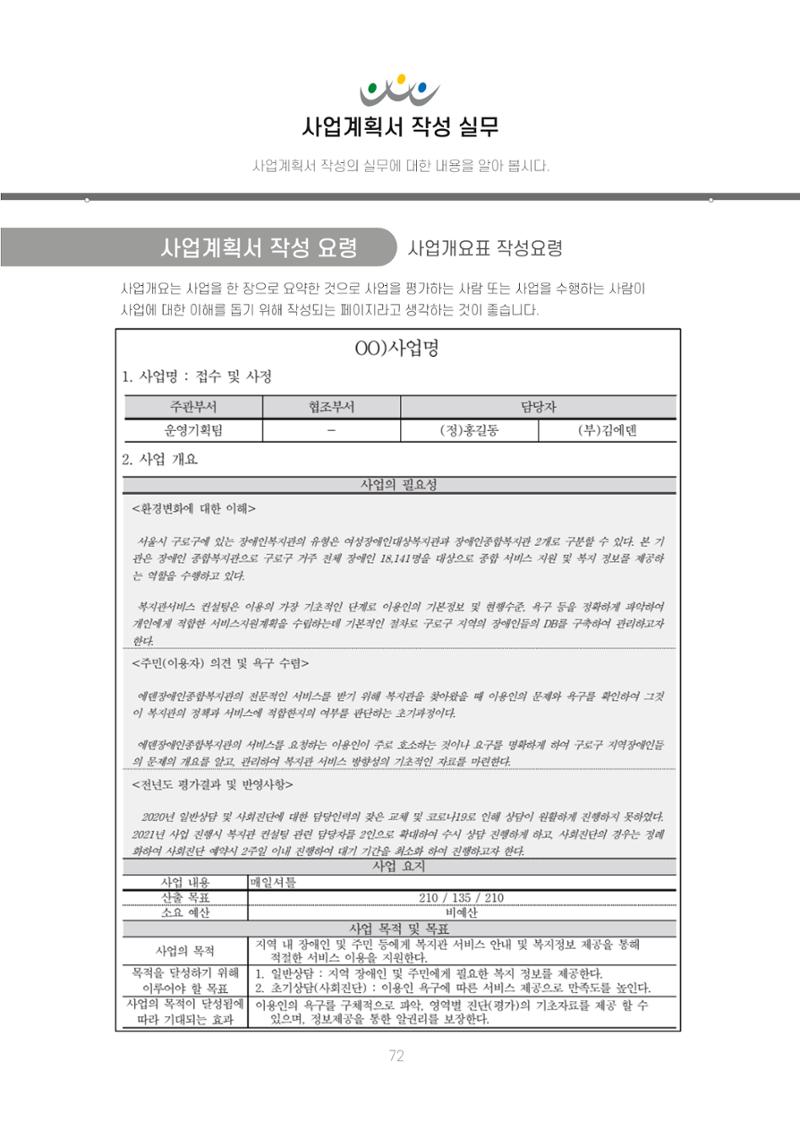 에덴장애인종합복지관 신입직원 교육교재 75페이지