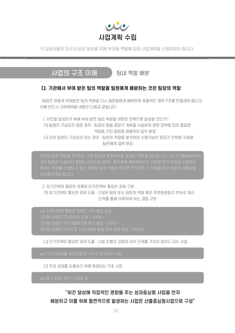 에덴장애인종합복지관 신입직원 교육교재 65페이지