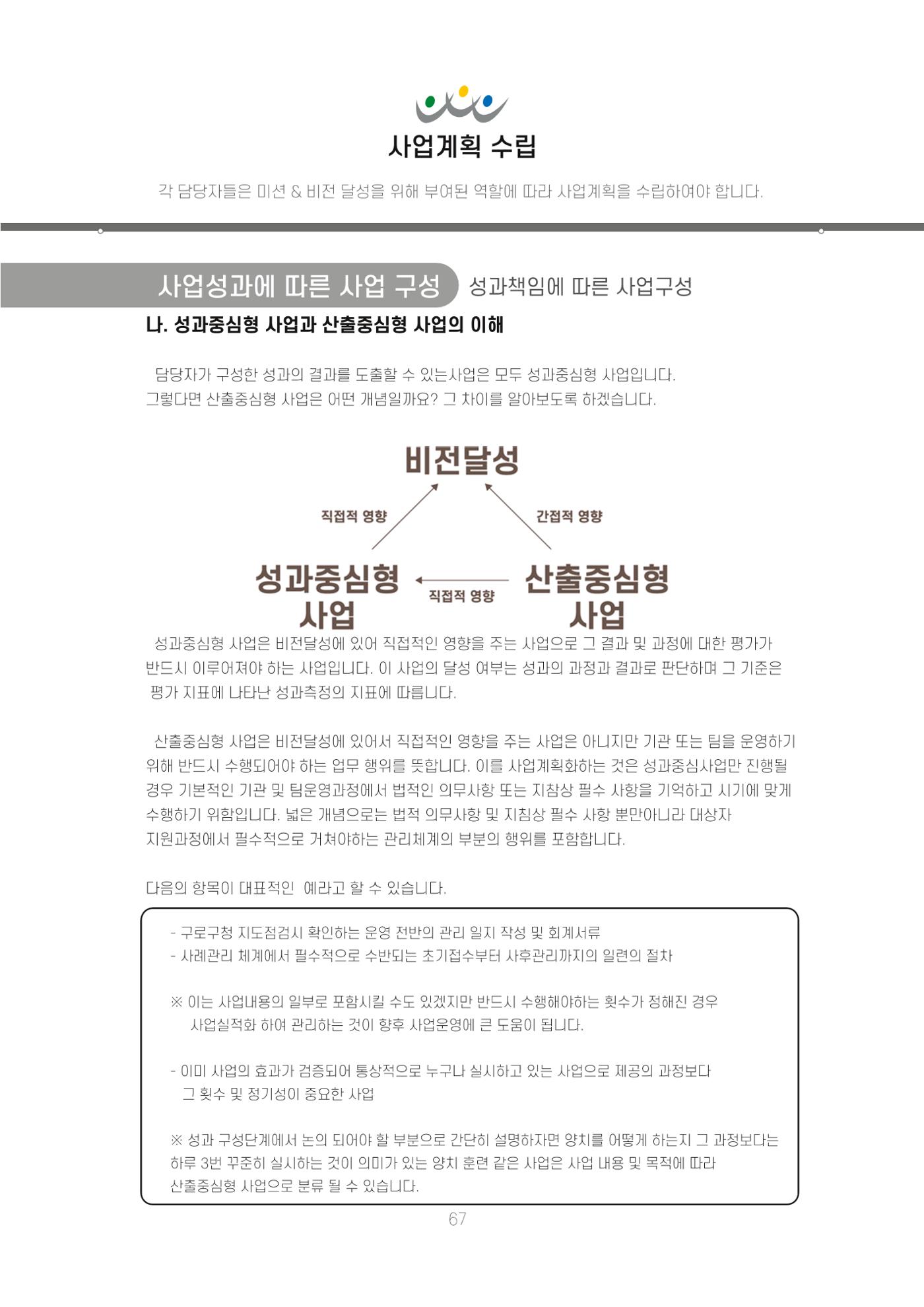 에덴장애인종합복지관 신입직원 교육교재 70페이지